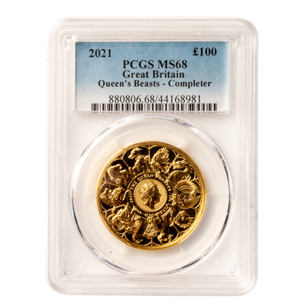 2021年 The Queen's Beasts　クイーンズビースト 2021 Queen's Beast Collection Completer Coin 2 oz 9999
