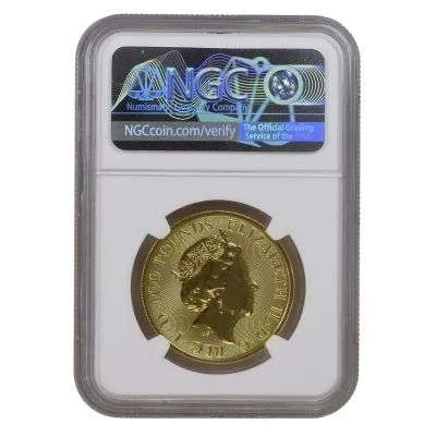2022 1oz gold Tudor Beasts Lion of England NGC MS69 - Bullion House