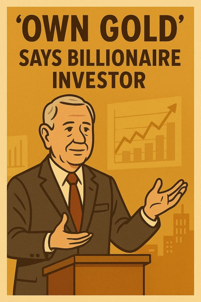 “Own Gold” Says Billionaire Investor